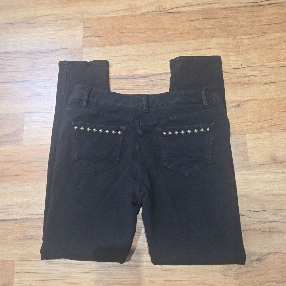 Nine West Vintage Collection VAC Straight Leg Stretch Pants Womens 10 Black - Picture 3 of 9